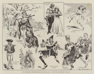 La pantomime Dick Whittington et son chat, au Grand Théâtre, Islington